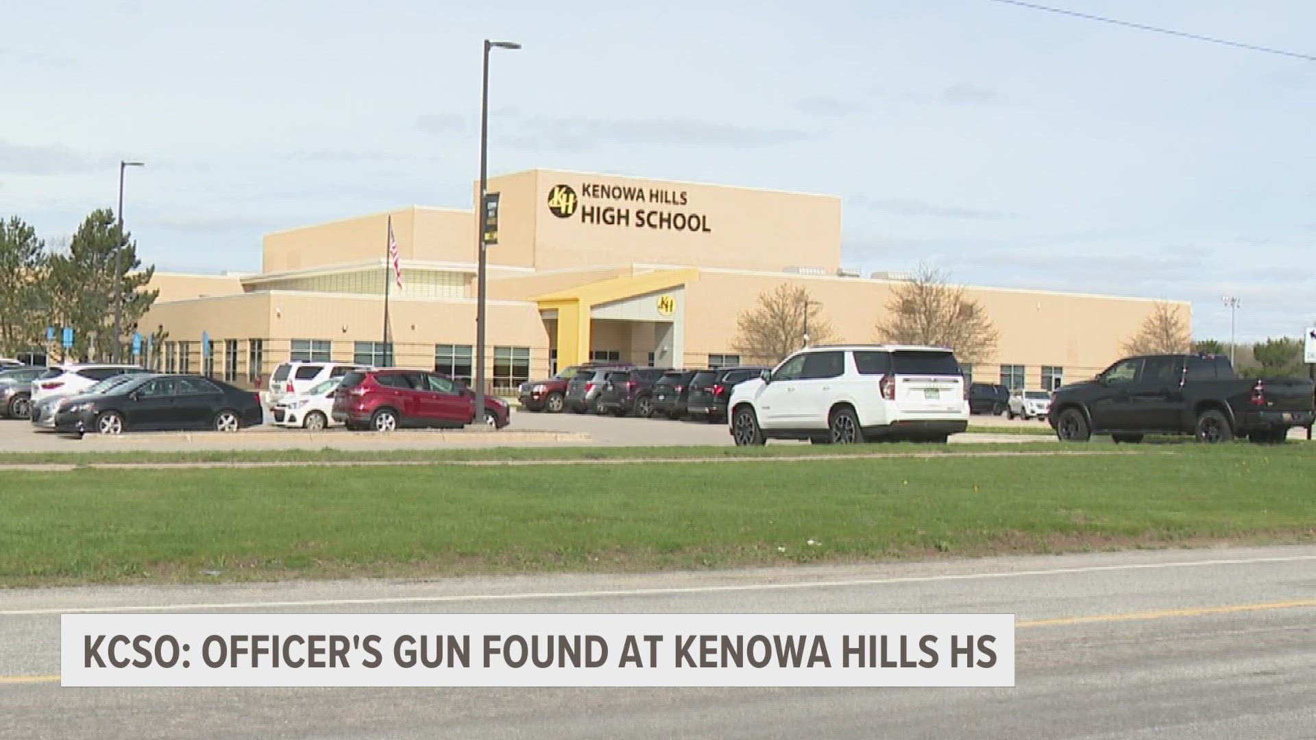 The handgun was discovered in the bathroom after school hours by two students who quickly told school staff.