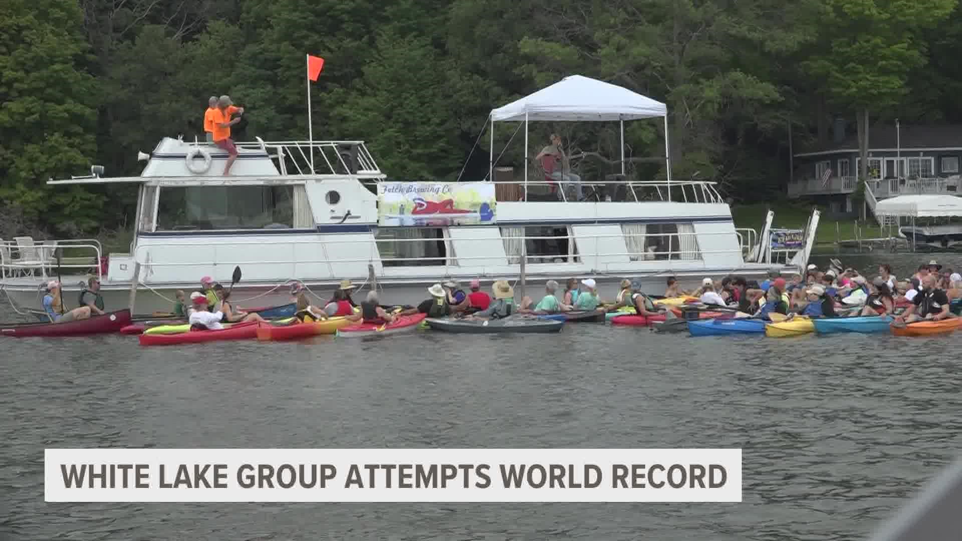 The White Lake Snow Farmers got together and attempted to do something amazing: break a world record!