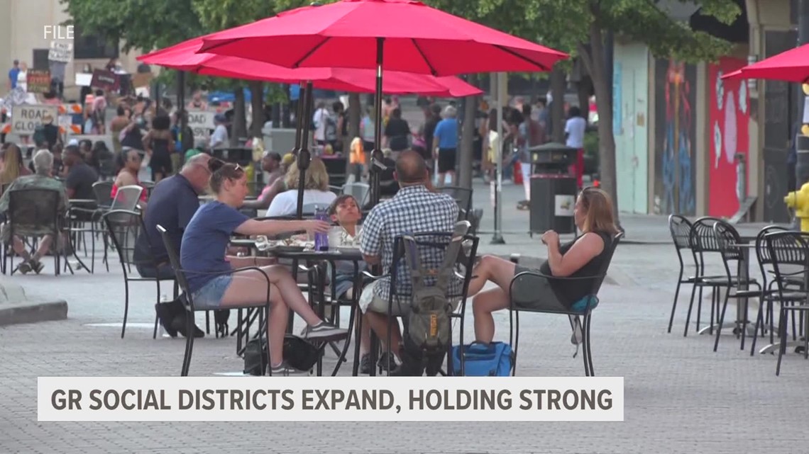 GR commissioners add 2 social districts, city touts success