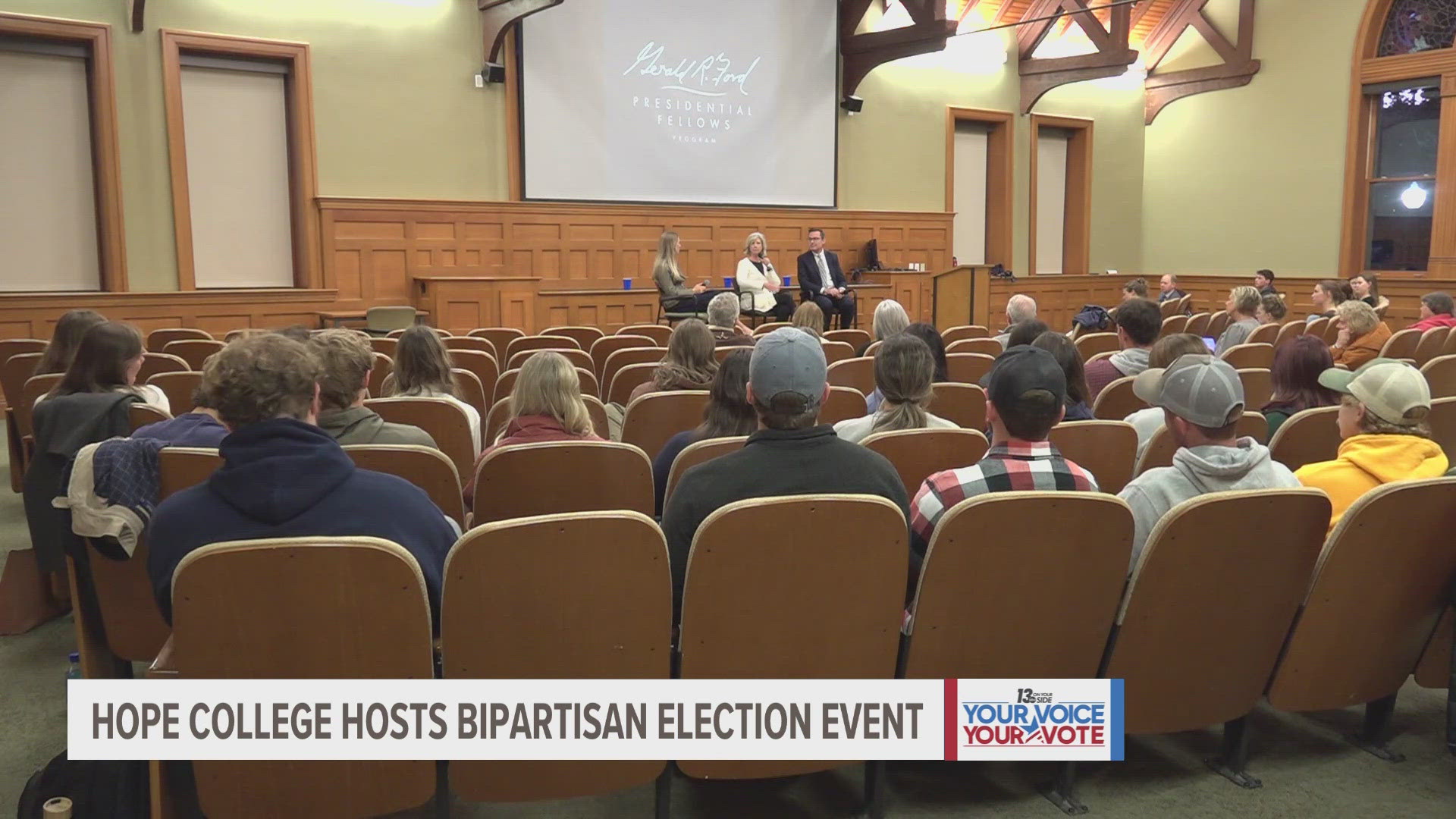 In a show of political unity, several groups from Hope College invited officials from Ottawa County to teach students and the public about how elections work.