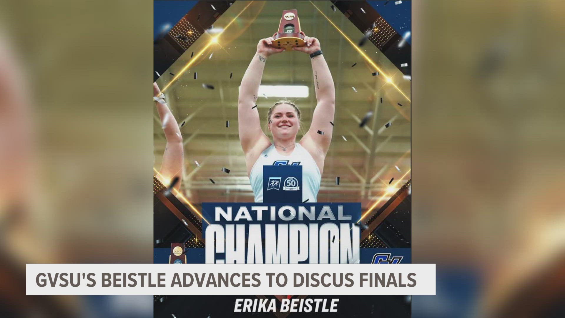 Erika Beistle advances to Thursday's final stage.