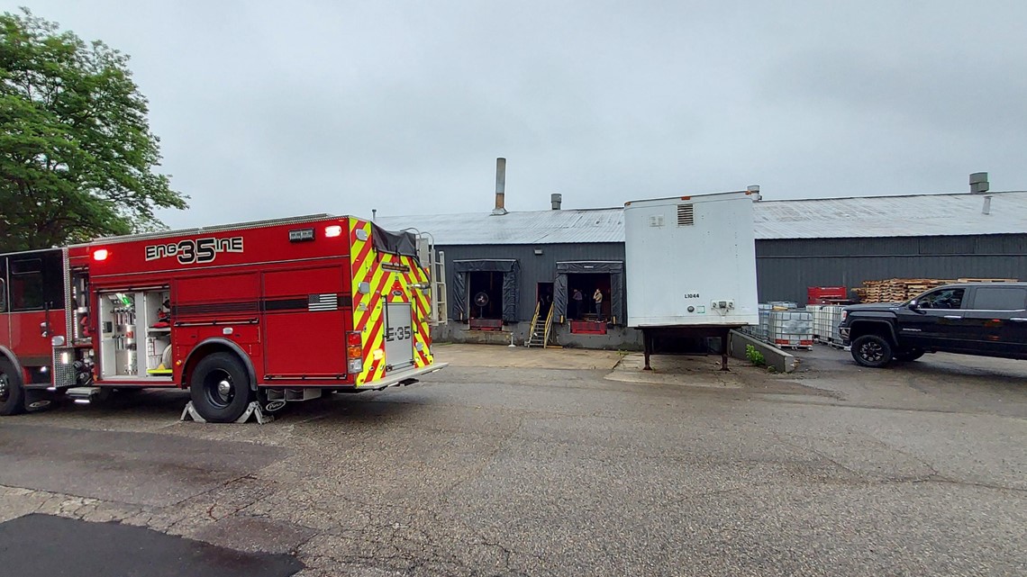 No injures in manufacturing plant fire