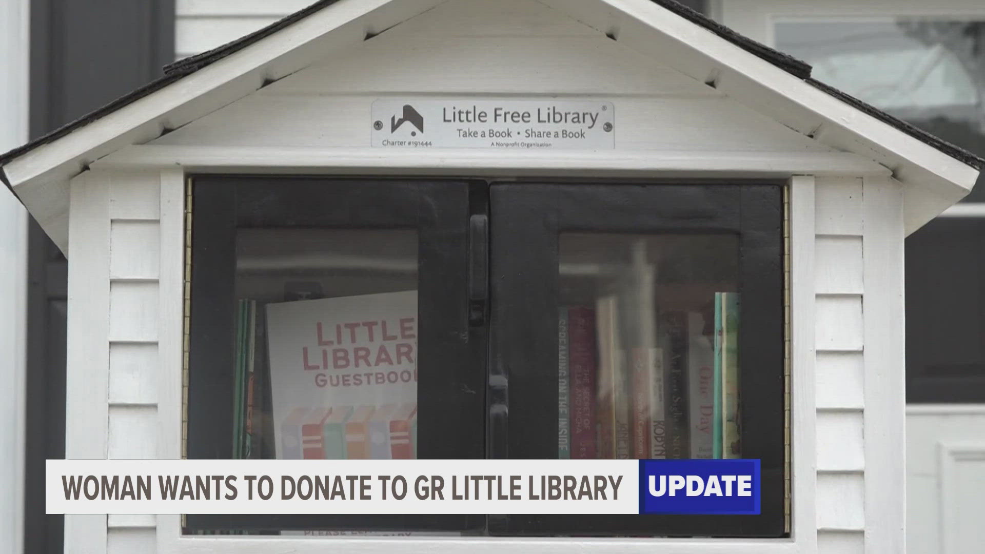 A 13 ON YOUR SIDE viewer saw our story about the little library and wanted to help keep it going.