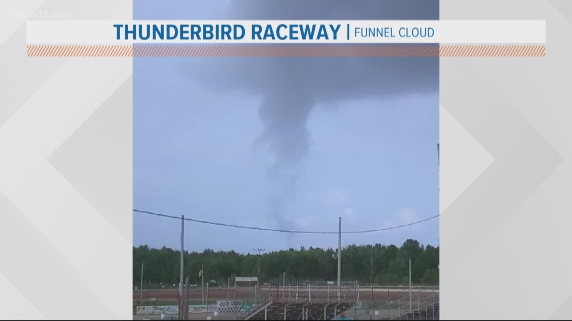 Funnel cloud spotted in Muskegon Thursday