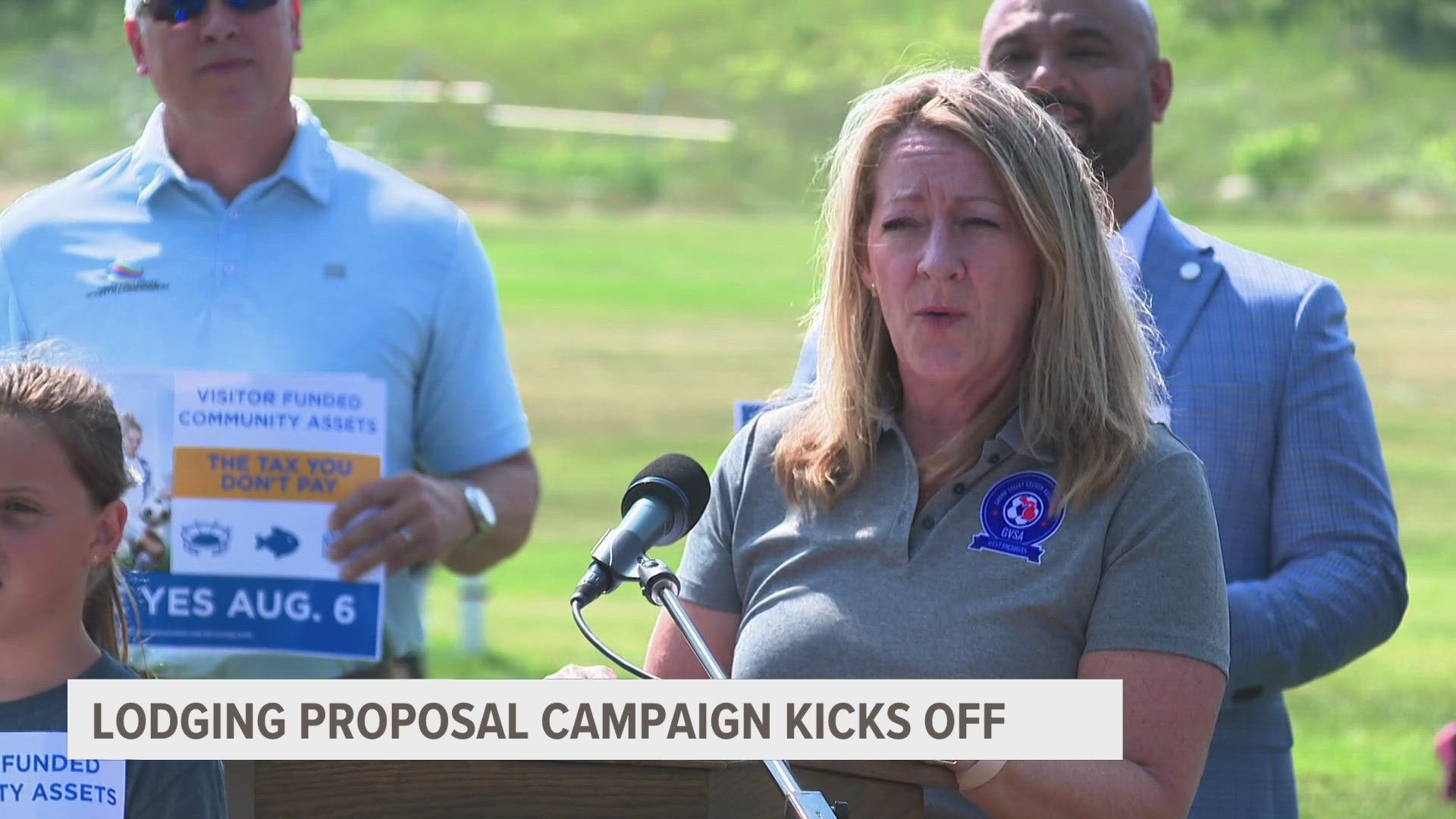 The Destination Kent Committee joined Kent County leaders on Monday to kick off the campaign at an event at Brewer Park in Byron Center.