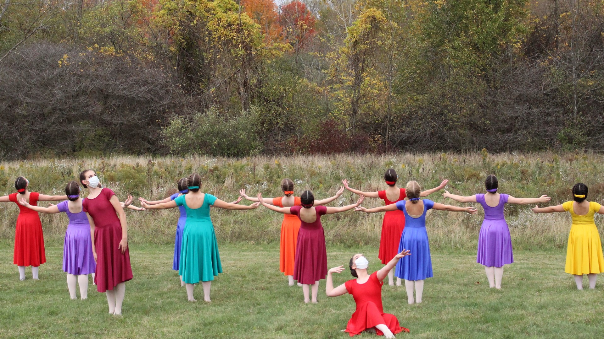 The lakeshore dance school utilized several different venues, inside and out, to film this year's production