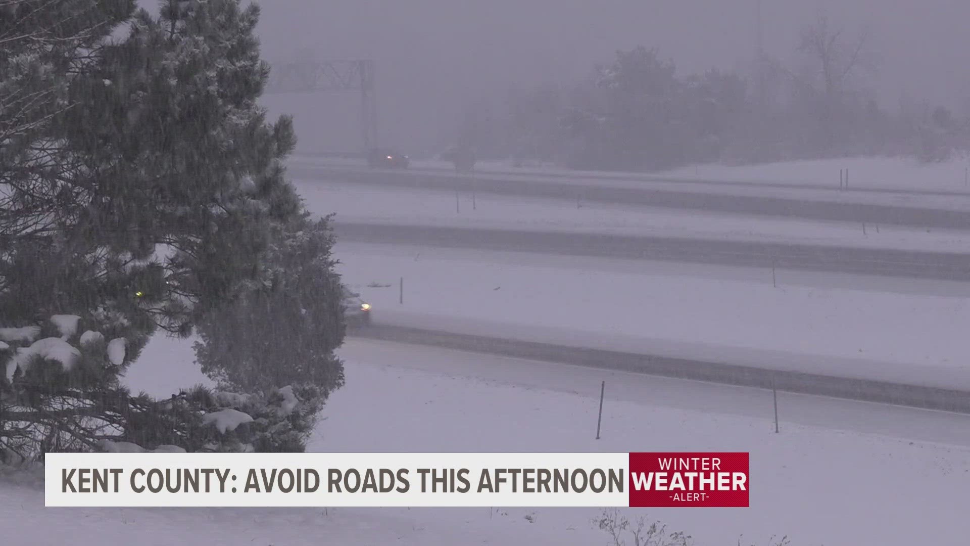 Heavy snowfall and blustery conditions are anticipated to cause hazardous driving conditions Friday afternoon and evening.