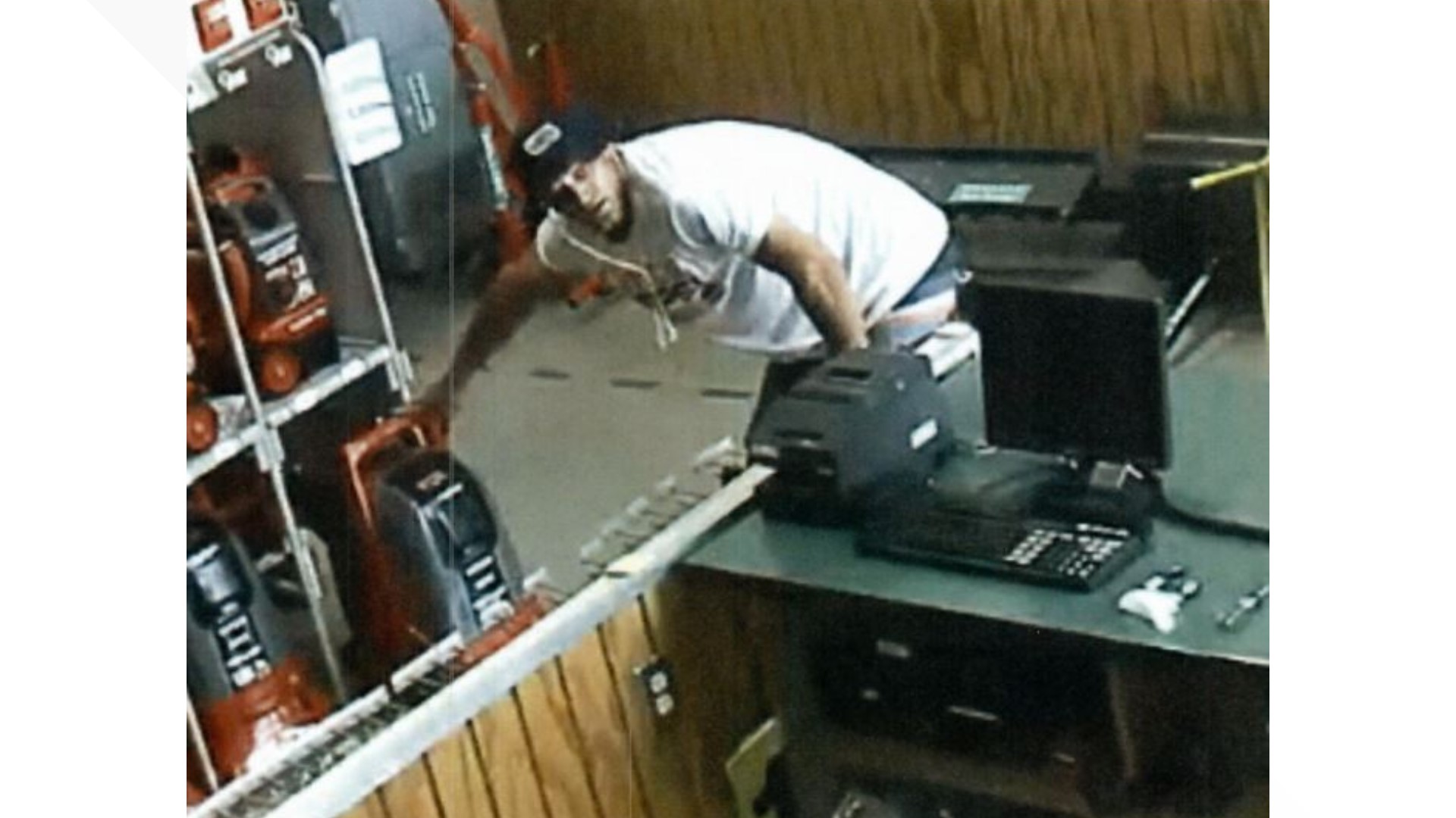 Authorities in Mecosta County are trying to track down a thief who made out with thousands of dollars in goods from a Menards store. Investigators say video footage shows the suspect entering the store on two different occasions and leaving through the garden center area with more than $1,000 in merchandise.