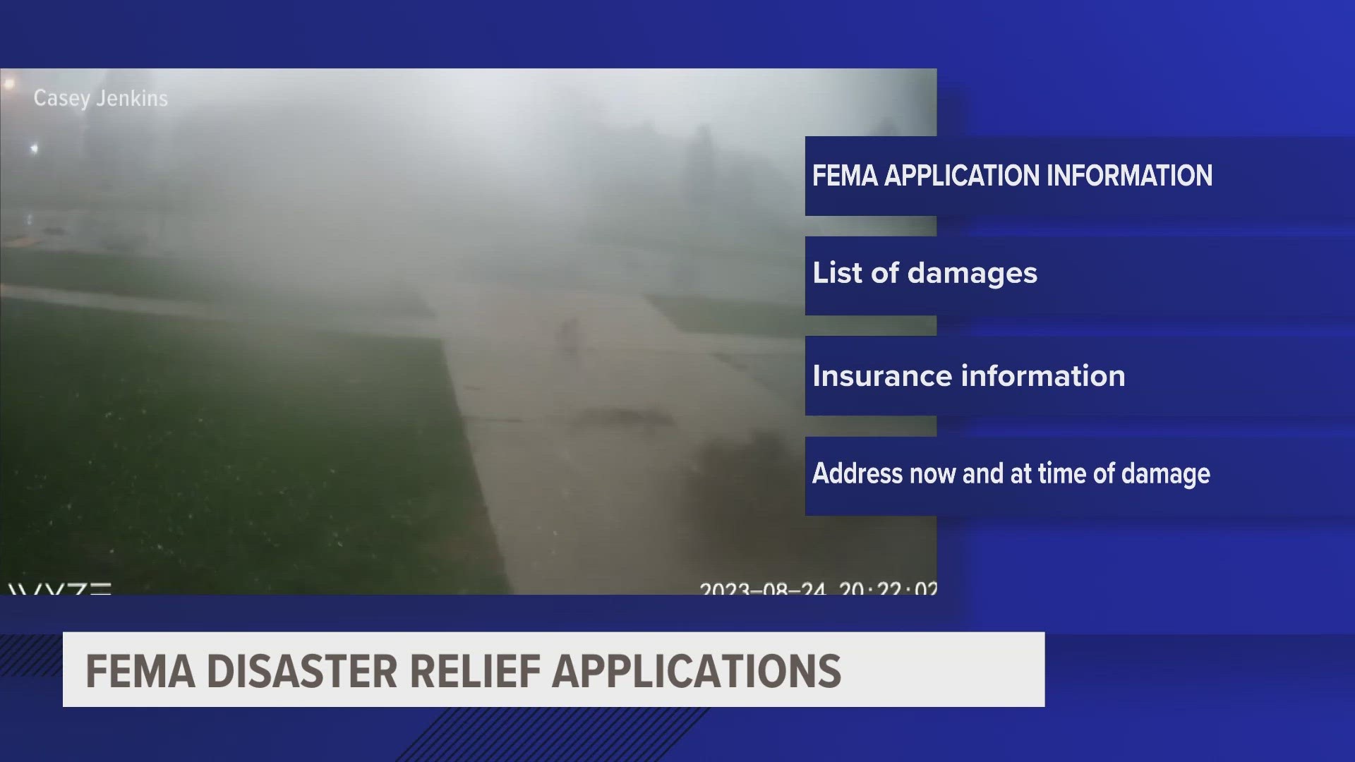 Eligible Michigan residents in Eaton, Ingham, Ionia, Kent, Livingston, Macomb, Monroe, Oakland and Wayne counties can apply for assistance from FEMA.