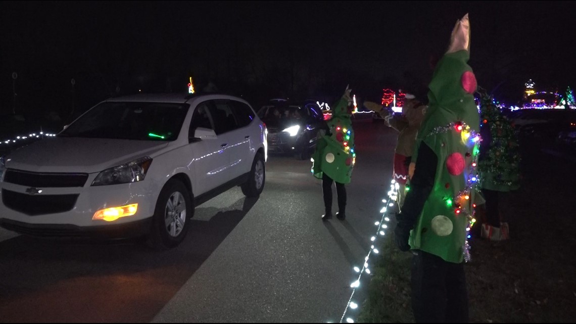 LMCU Ballpark hosts special guests at 'Christmas Lite Show'