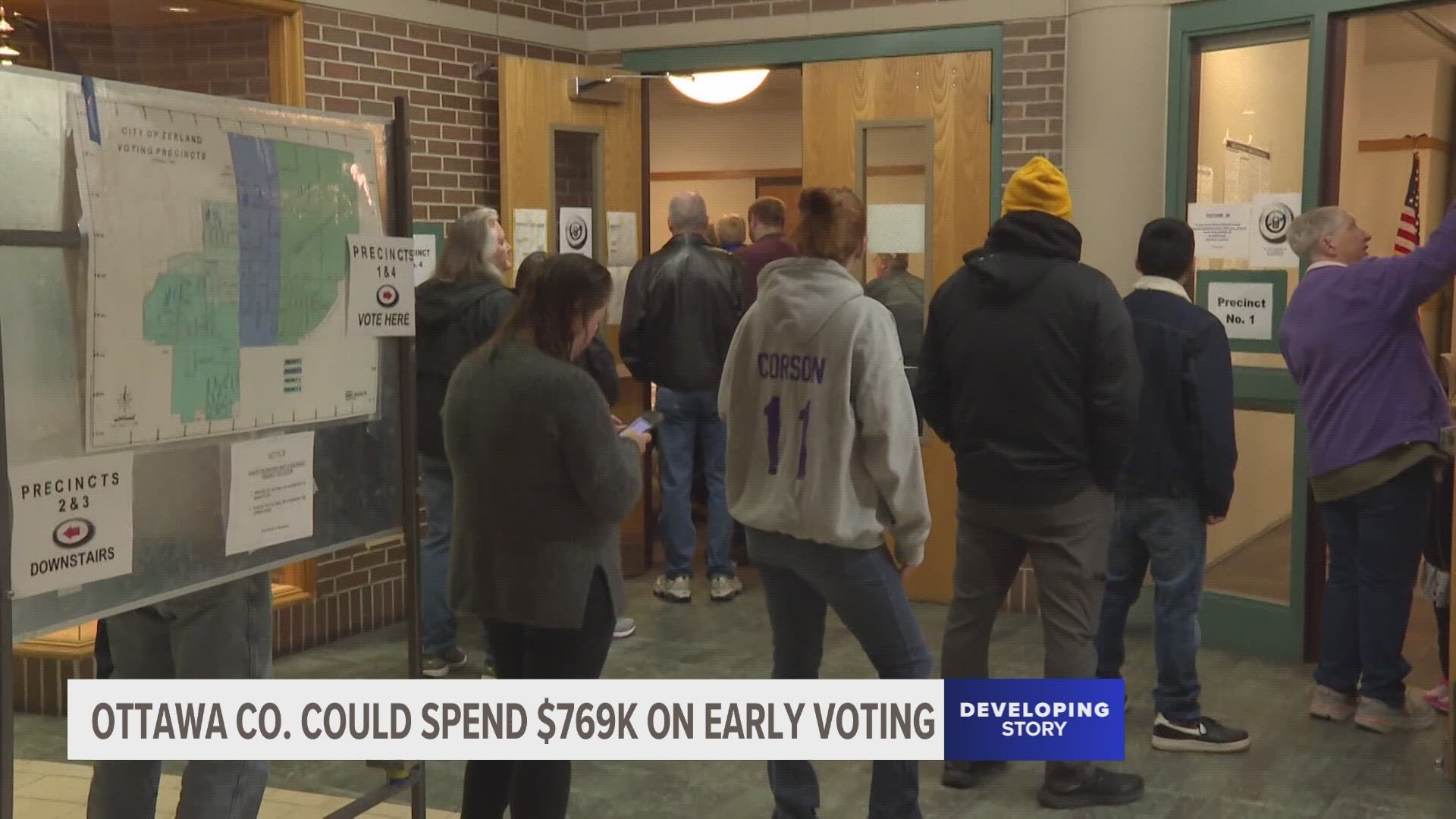 The plan, the county's clerk said, would aim to bring the county in line with new early voting requirements mandated by Michigan voters in 2022.