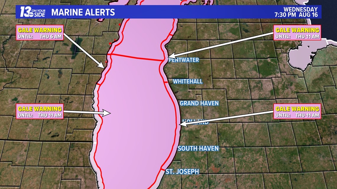 Strong Winds Create Dangerous Conditions on Lake Michigan - Vimarsana News