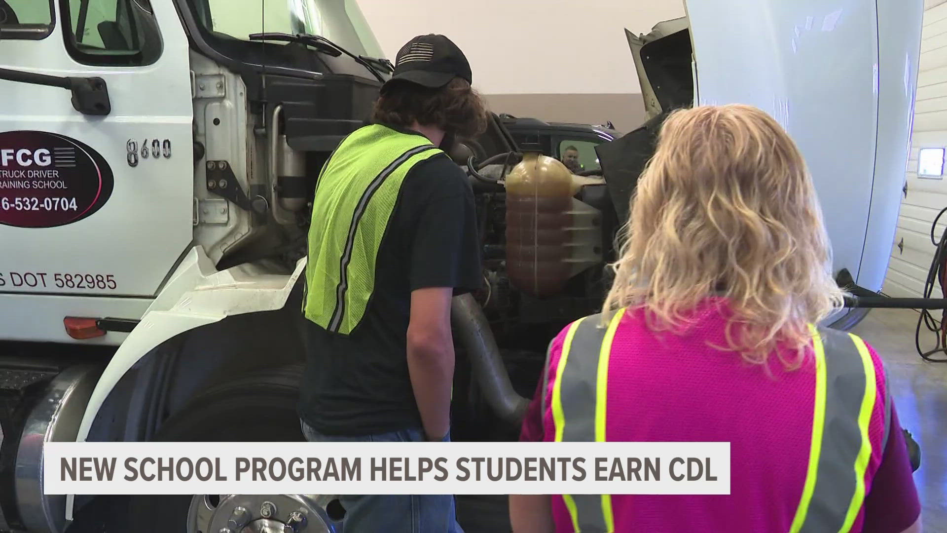 Hamilton High School students are getting help receiving their Commercial Driver's License while they're still in high school.