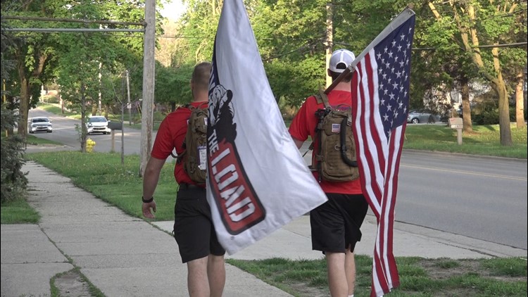 CARRY THE LOAD | Volunteers walk across country to honor nation's heroes