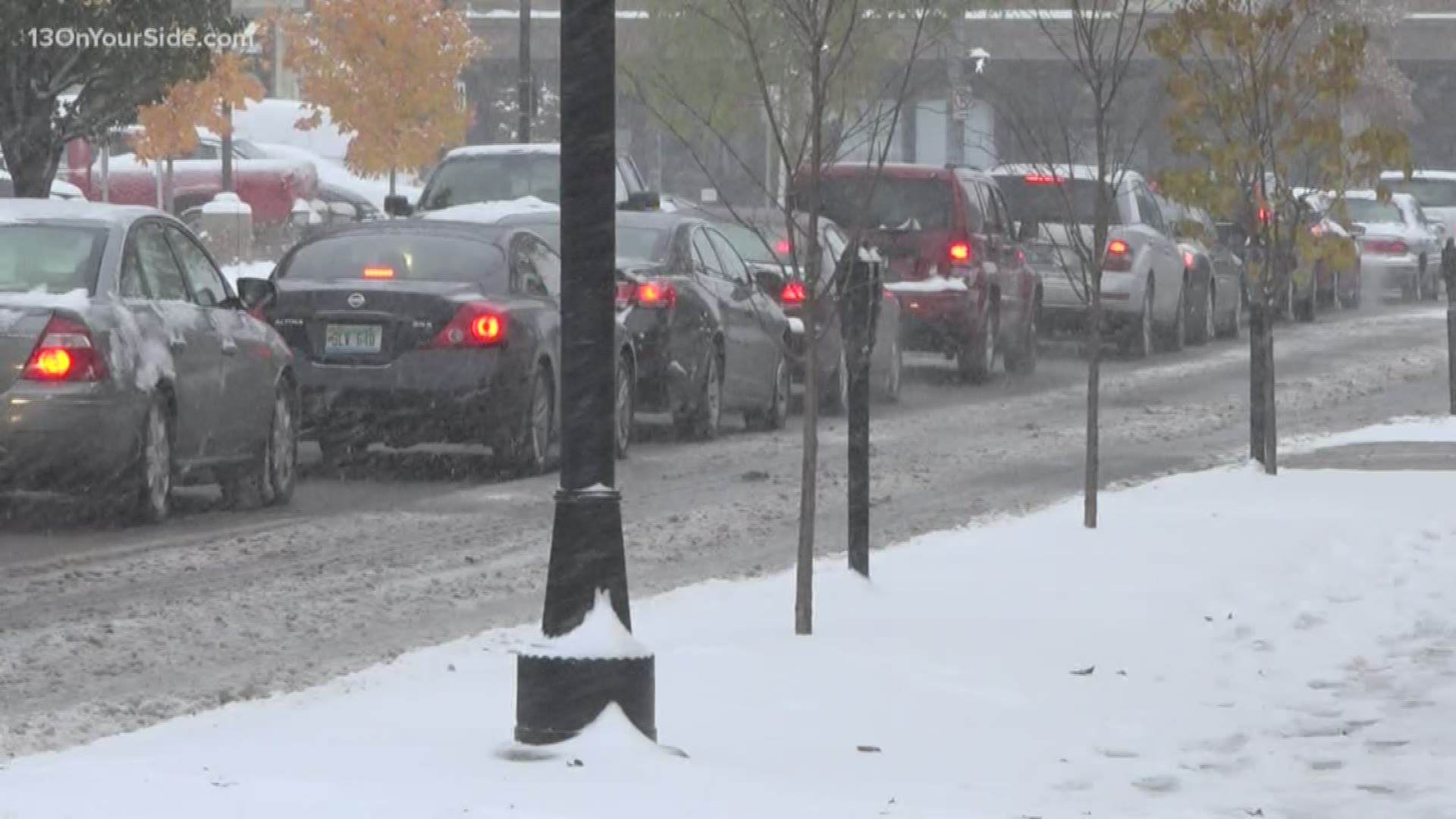 The roads are getting better, but drivers are still encouraged to stay safe.