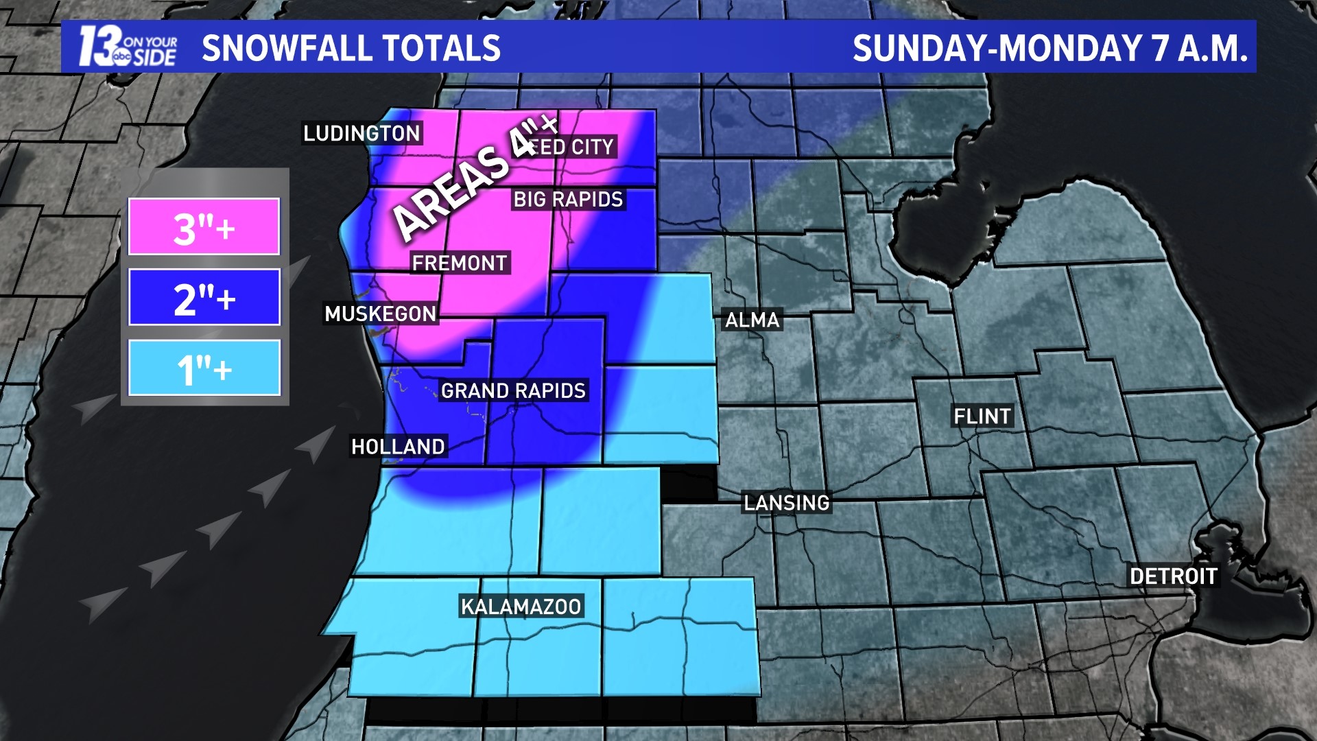Winter Weather Alerts In West Michigan | wzzm13.com