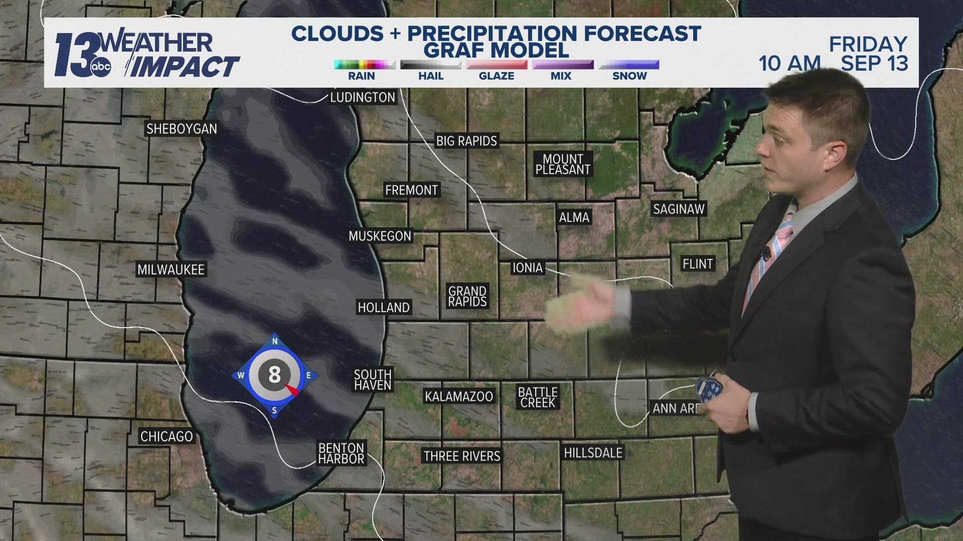 Unseasonably warm weather continues with no rain in the forecast into late-September.