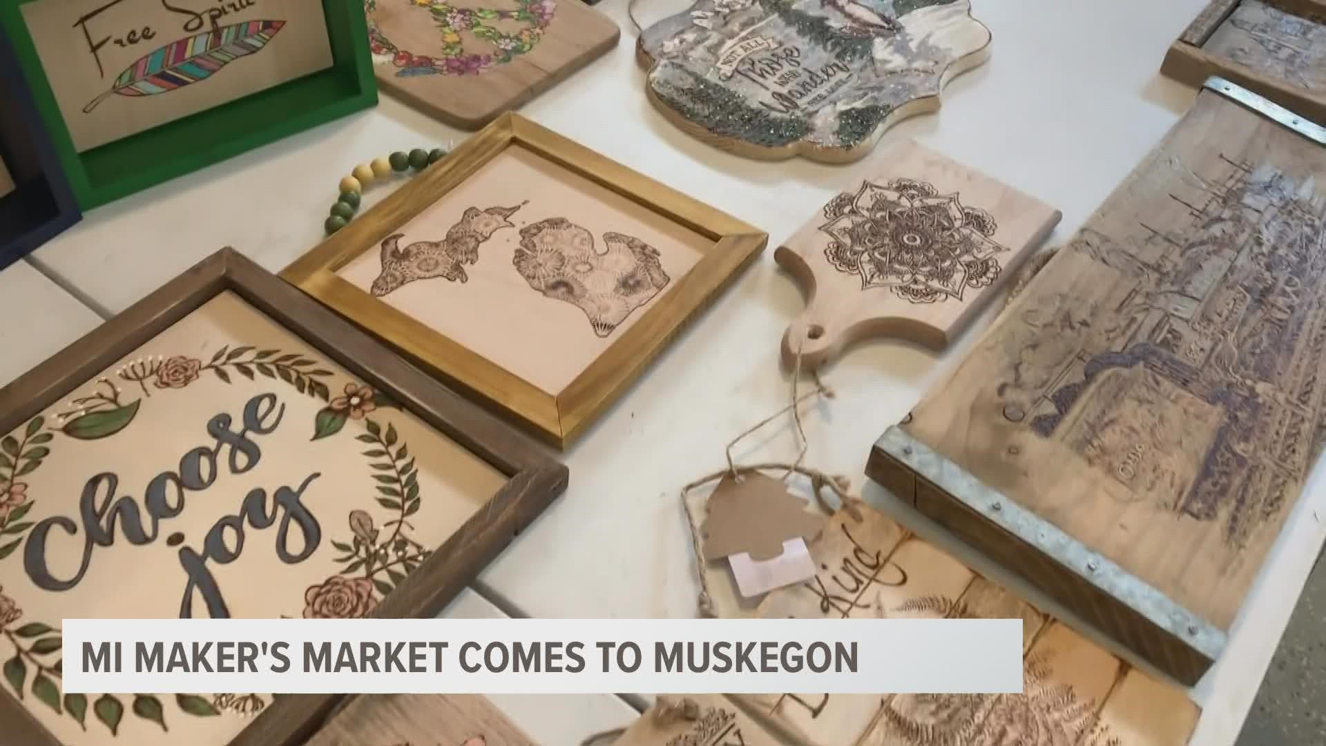 The Michigan Maker's Market will feature nearly 100 local artists and crafters during Saturday's show.