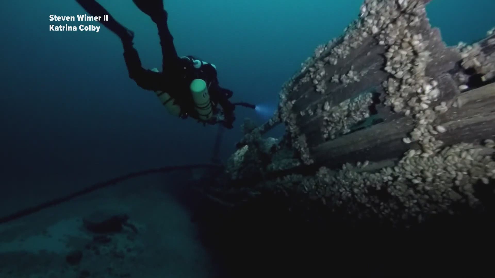 1885 shipwreck 'Jarvis Lord' discovered, identified in Lake Michigan.