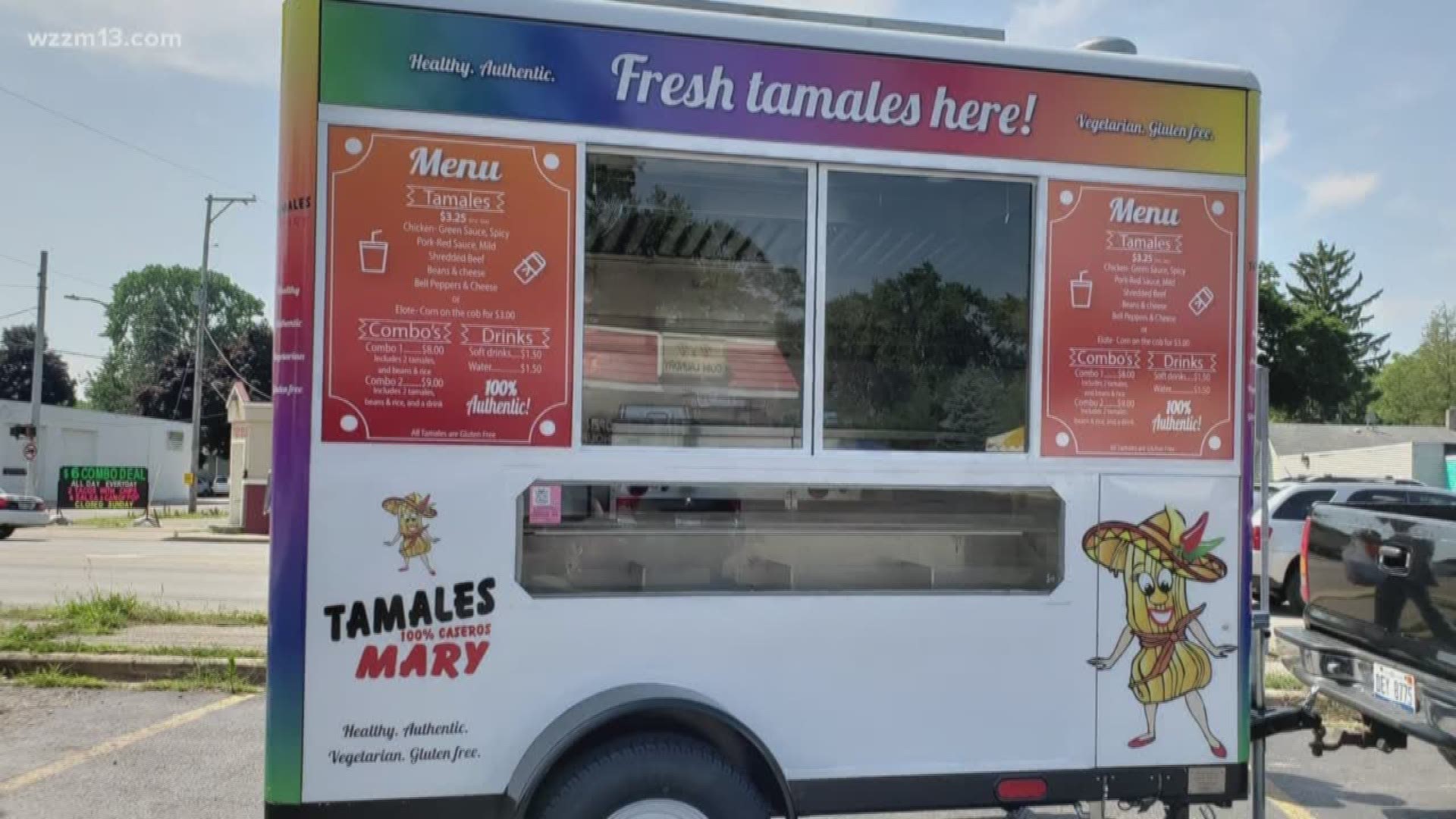 Tamales Mary gets food cart from Walker company