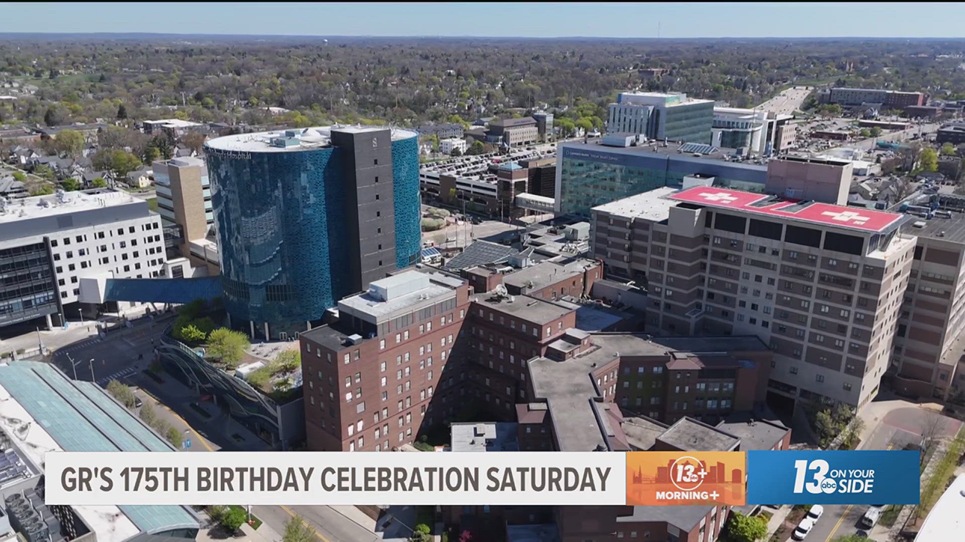 The City of Grand Rapids is celebrating its 175th anniversary this weekend at Rosa Parks Circle.