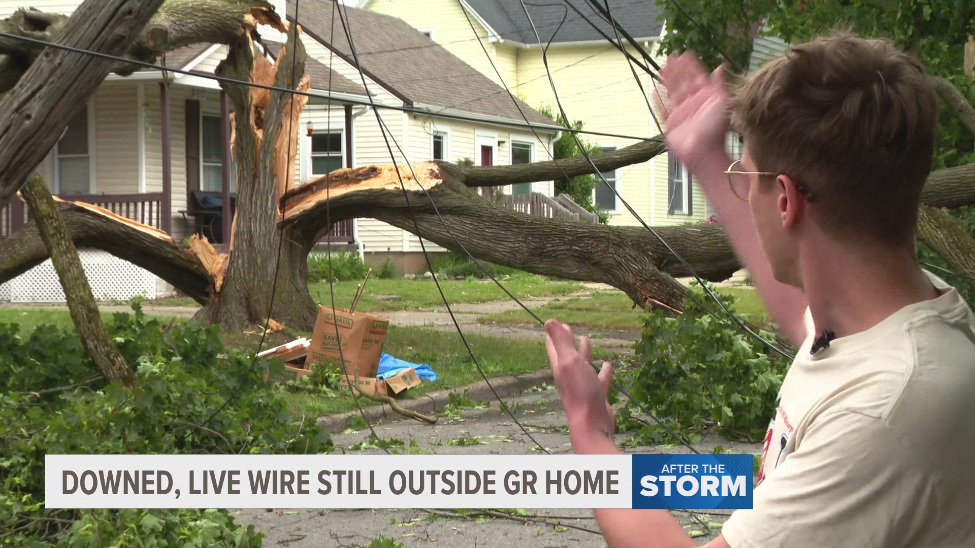 After Tuesday morning's storm, residents of Ashland Avenue are still waiting for help.