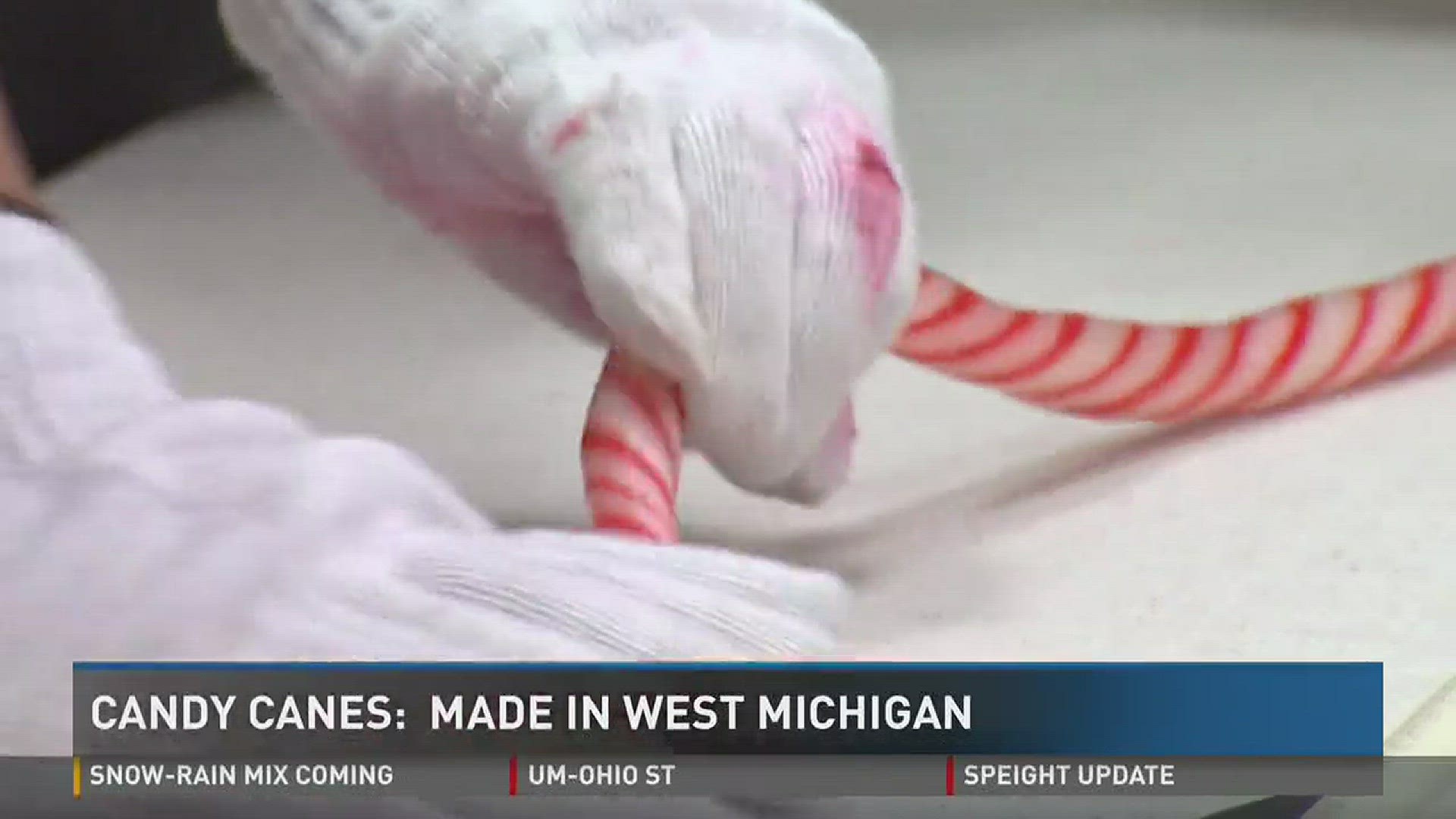 Today, Grand Rapids-area Sweetland candies started making candy canes.