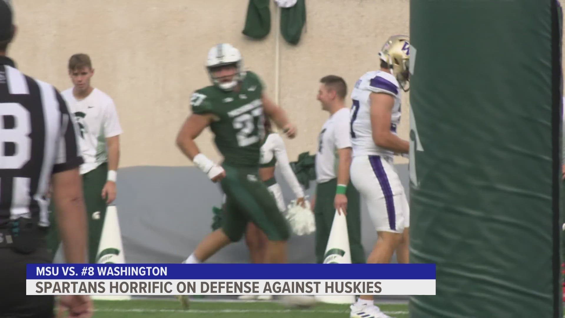 Penix and the No. 8 Huskies gave a glimpse of its offensive explosiveness Saturday with a 41-7 win over Michigan State.