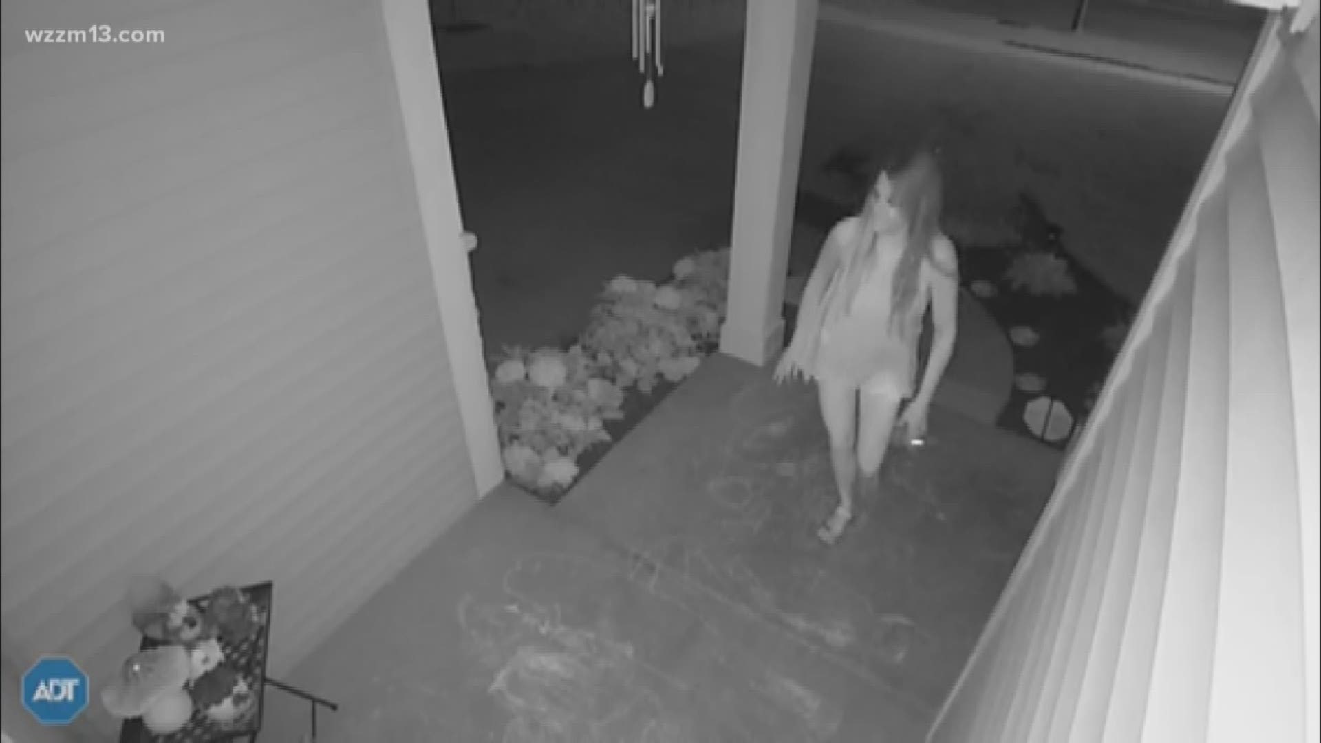 Woman caught on camera stealing from porch