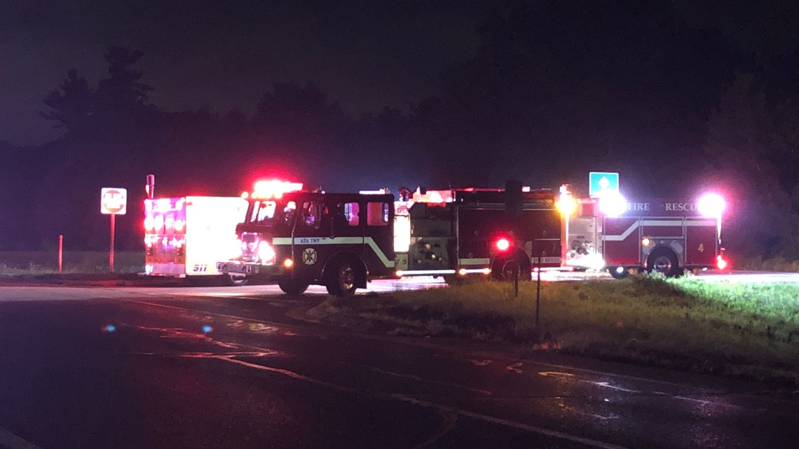 Large accident on eastbound Fulton St. in Ada