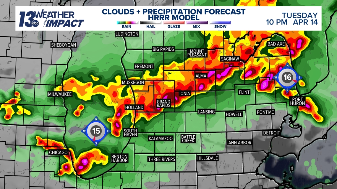 WEATHER IMPACT ALERT | Two rounds of strong to severe storms possible ...