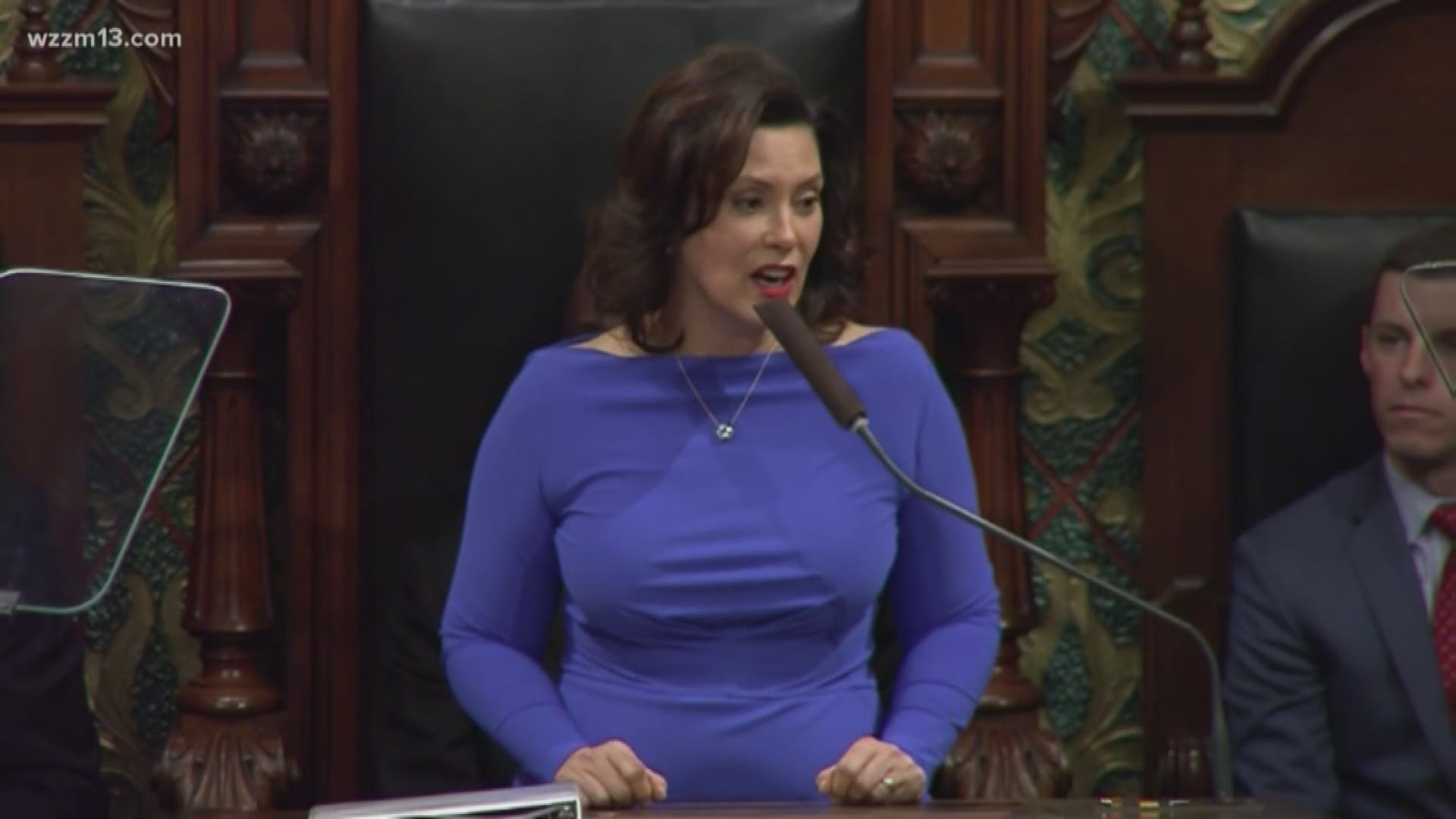 Democratic Gov. Gretchen Whitmer called Tuesday for nearly tripling Michigan's per-gallon gas tax — and making the state home to the country's highest fuel taxes — in order to improve aging roads that she warned would only get worse without a major influx of new spending.