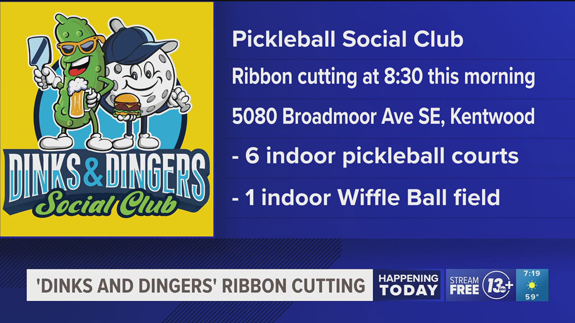 The new social club opened Monday morning.