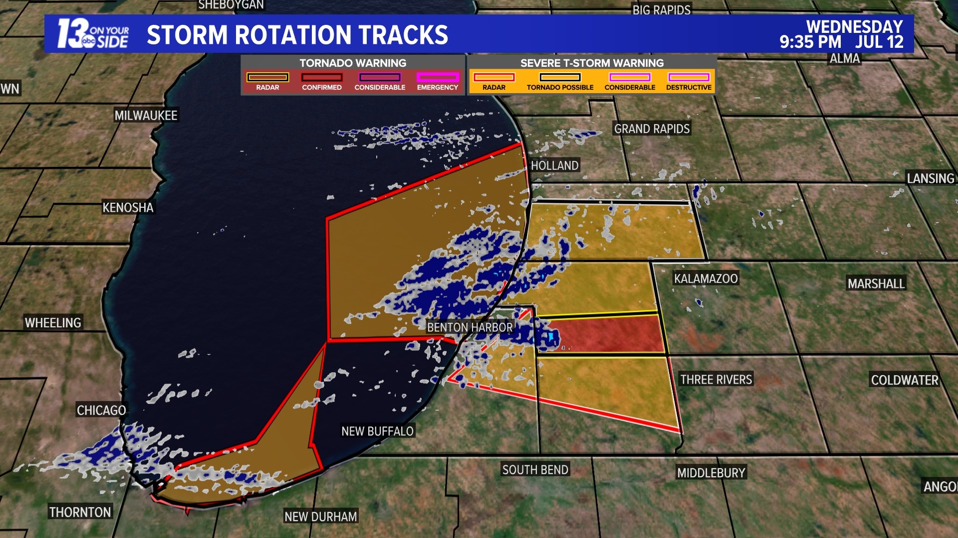 Storm Track Rotation - July 12, 2023