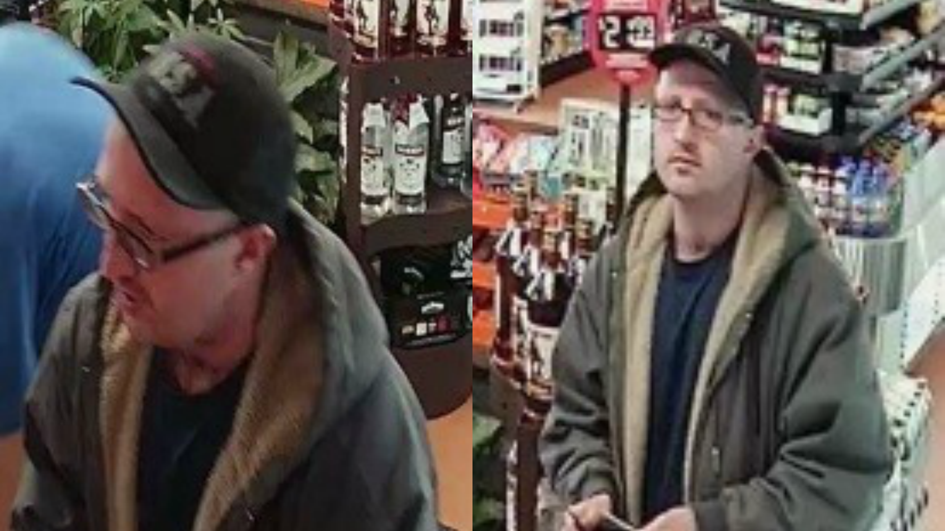 The Grand Haven Department of Public Safety has released a couple of surveillance images in hopes that the community can help them identify the man photographed.