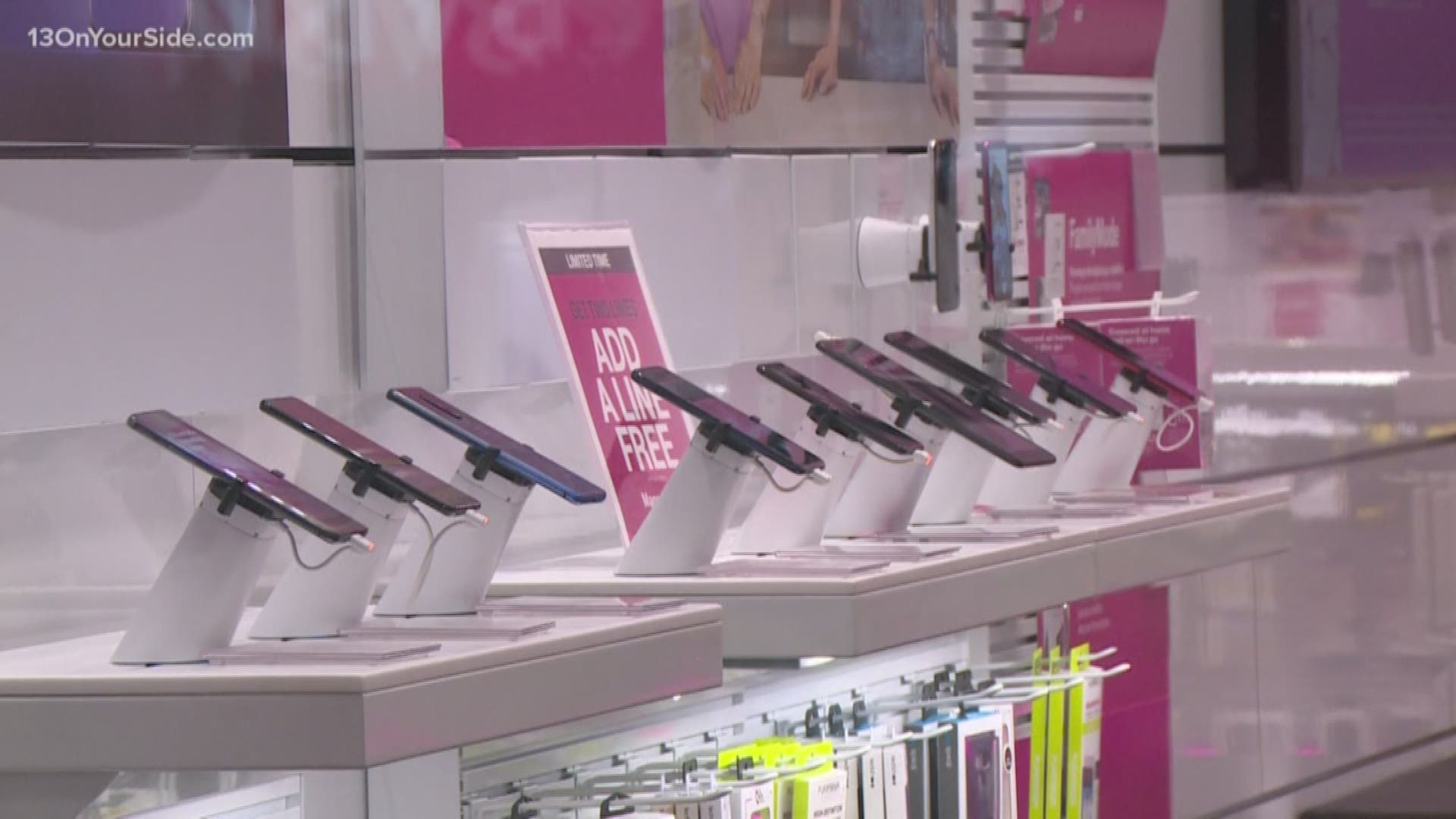 Authorities in Kent County are investigating a couple more cell phone store break-ins Monday morning, adding to a rash of incidents plaguing Kent and Ottawa counties in recent weeks.