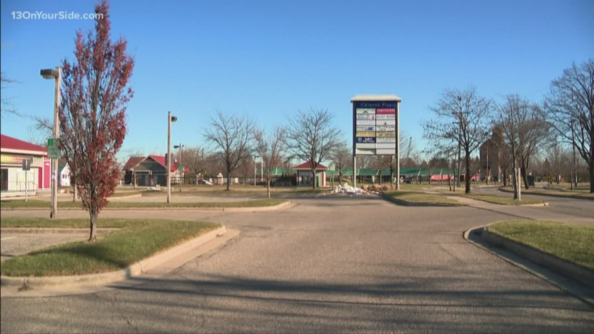 There's a mold problem at a major shopping center in Grand Haven. City leaders say high waters likely triggered the issue.