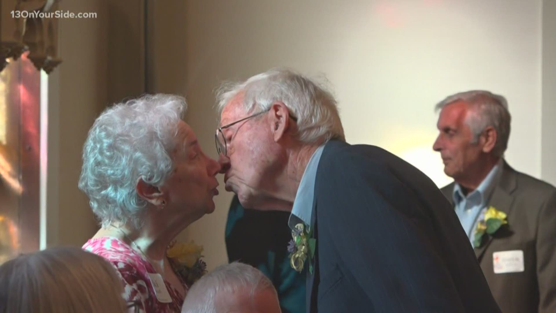 80 couples celebrated their 50th wedding anniversary at a mass in Kalamazoo.