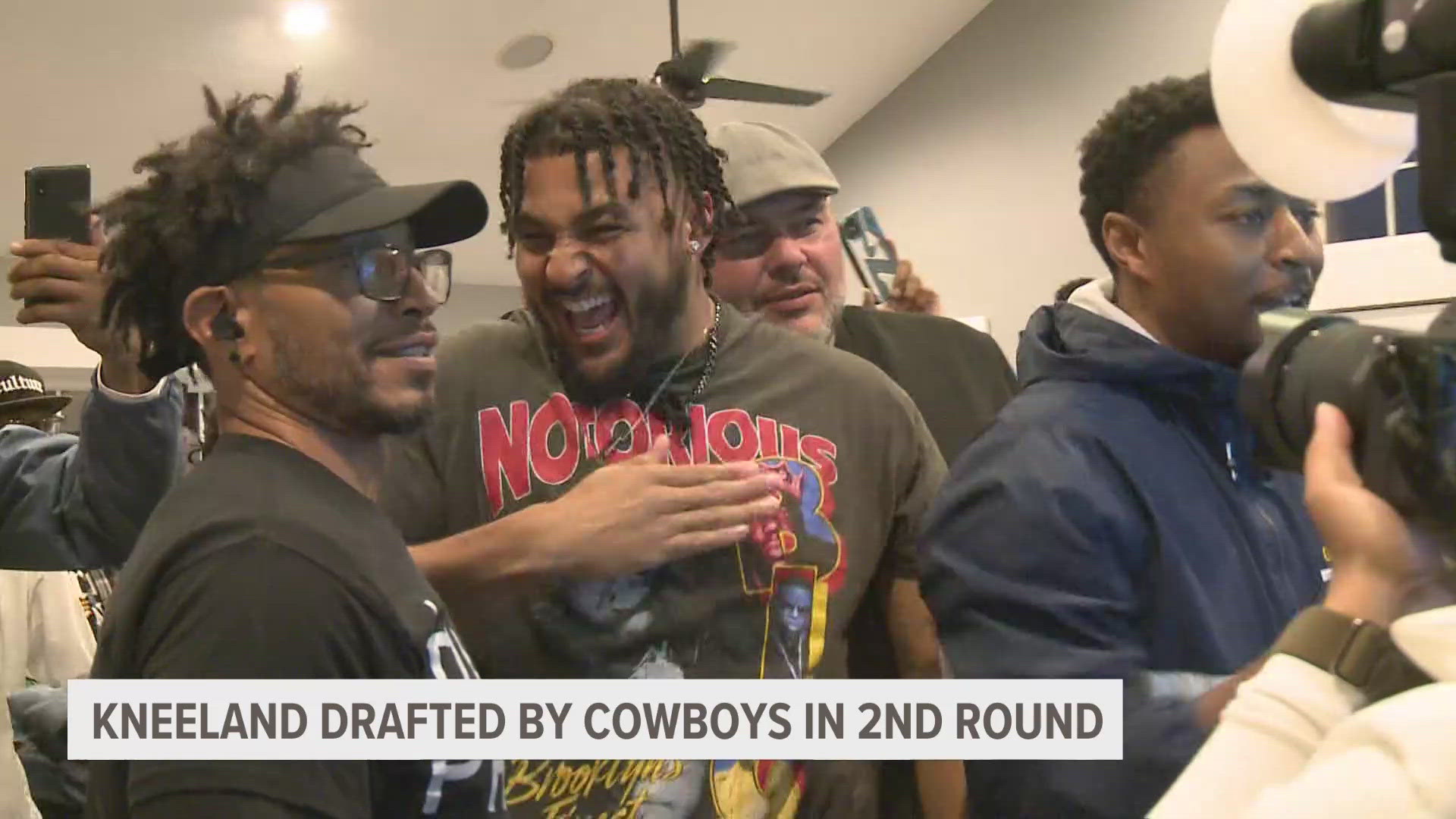 Kneeland joins East Kentwood grad Mazi Smith who the Cowboys took in the first round last season.