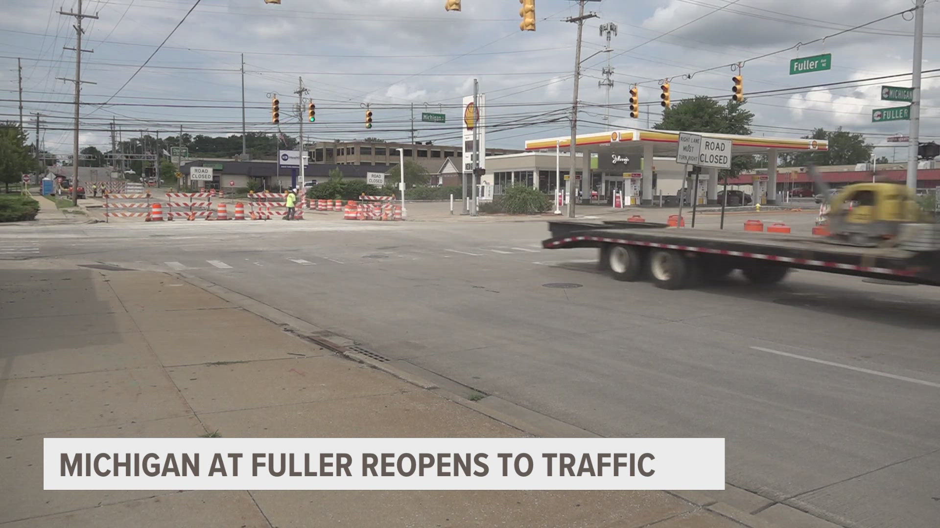 The closure for the sewer main repairs came after the intersection had just reopened after being closed for weeks for a different construction project.