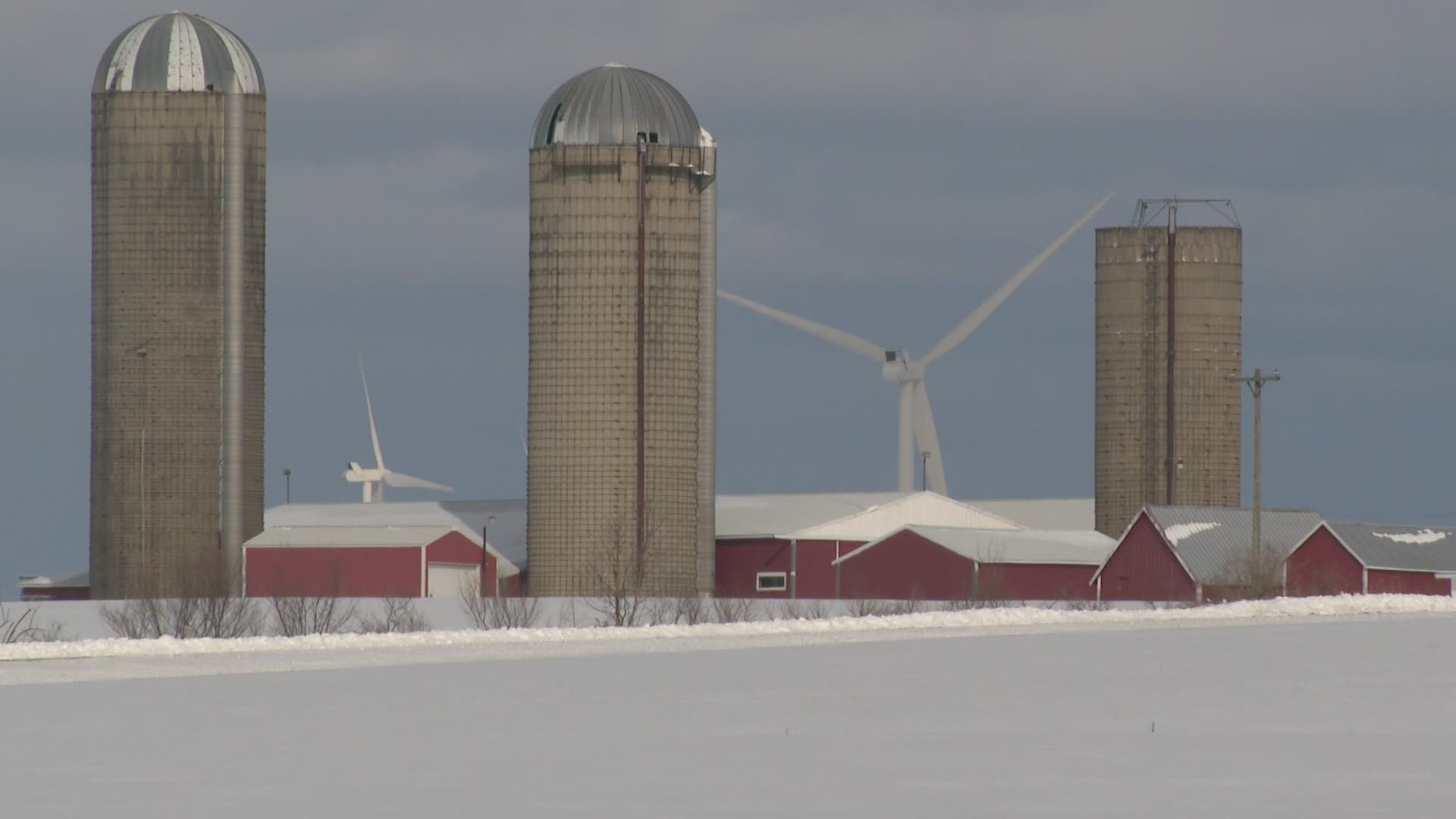 Consumers Energy's wind park is operational even in freezing cold temperatures.