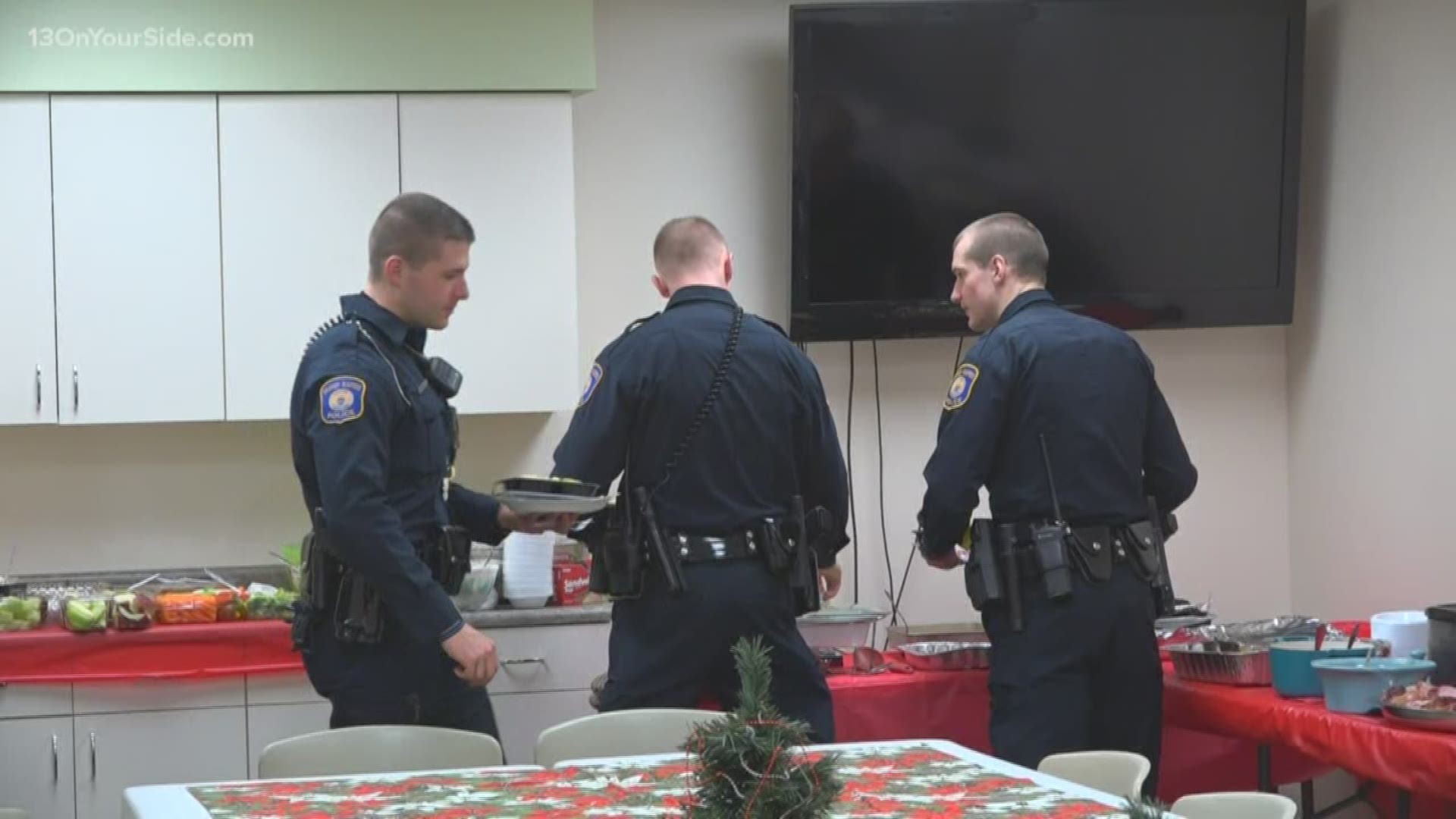 This was the 19th year Northlawn Church hosted a free dinner for on-duty first responders.