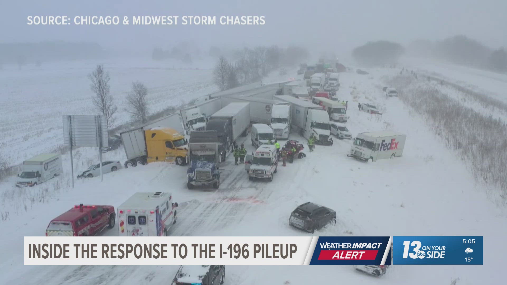 Inside the response to the I-196 pileup in West Michigan | wzzm13.com
