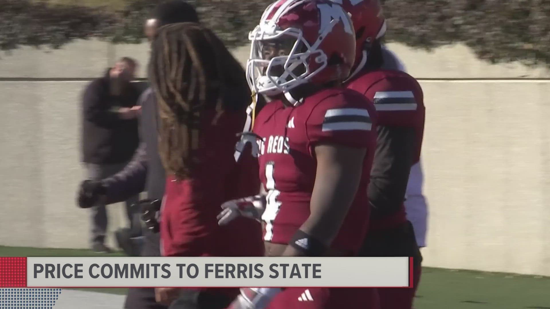 Today, Muskegon senior running back Jakob Price announced his commitment to play college football at Ferris State.