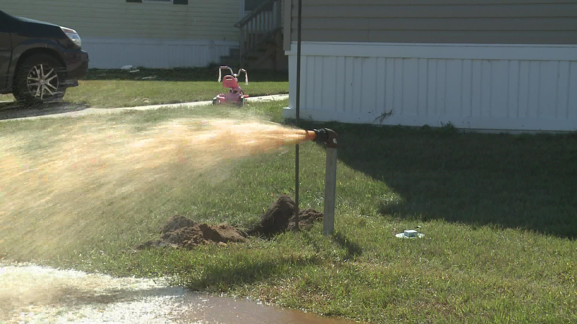 The state's drinking water regulator agency said four of the six wells in the Barry County mobile home park found high levels of nitrates and arsenic.
