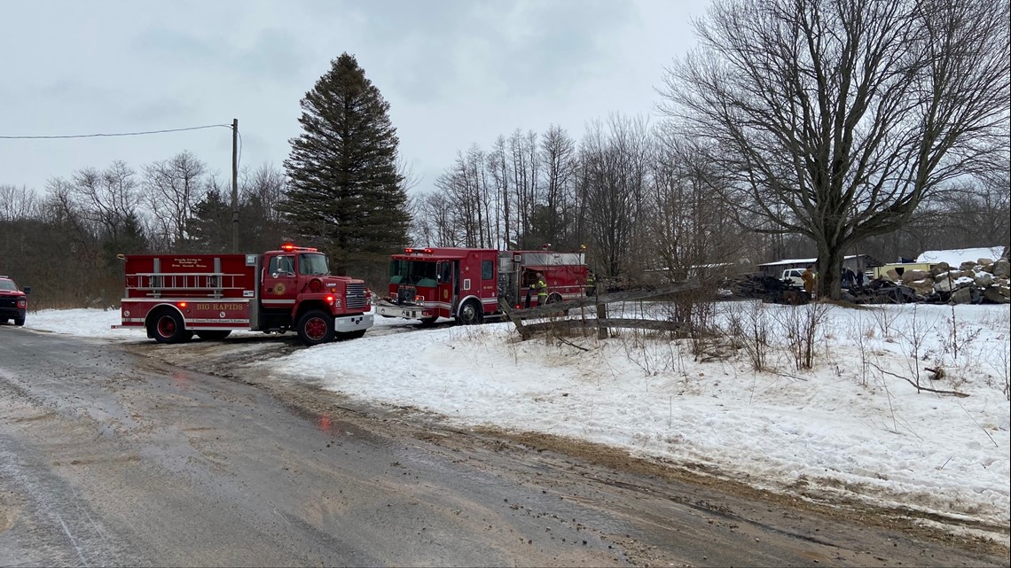 Investigation underway after Newaygo fire claims the lives of two ...