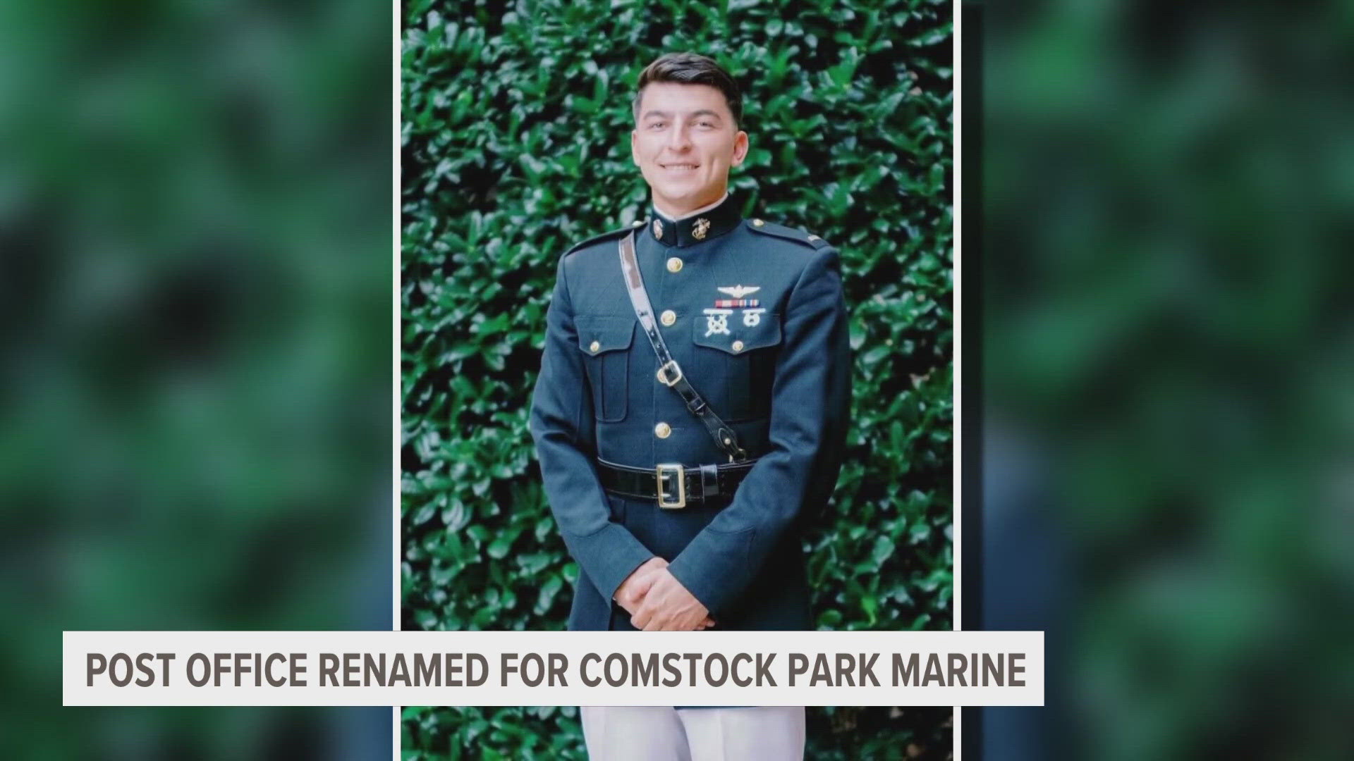 Comstock Park Post Office honors Captain Nava | wzzm13.com