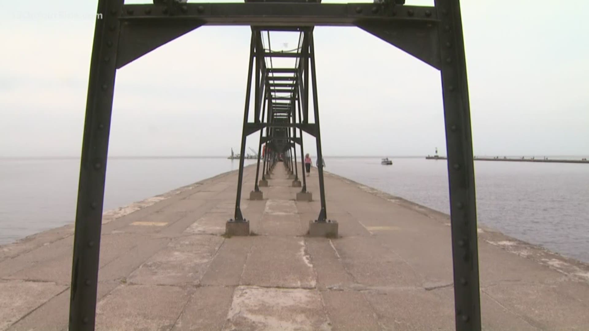 After being repaired, the catwalk in Grand Haven is back open