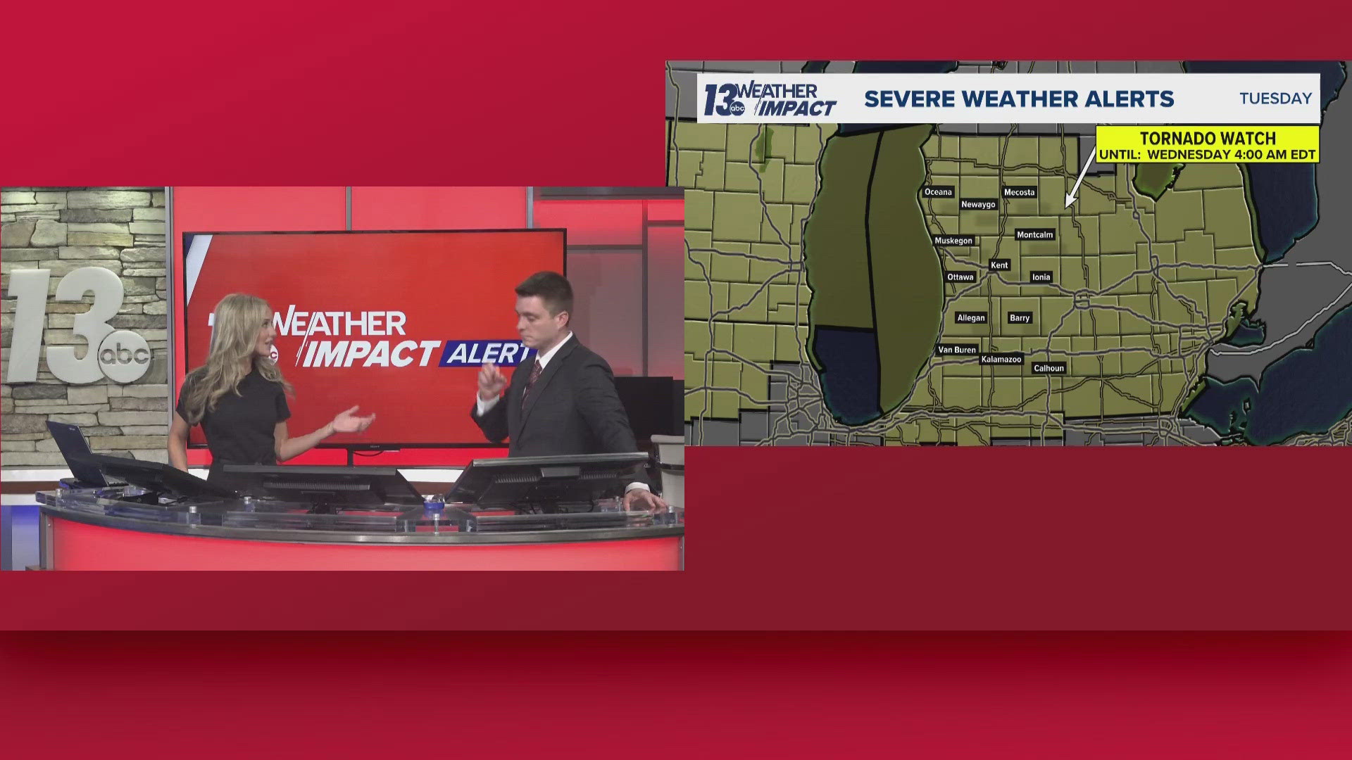 National Weather Service issues tornado watch for most of Michigan's ...
