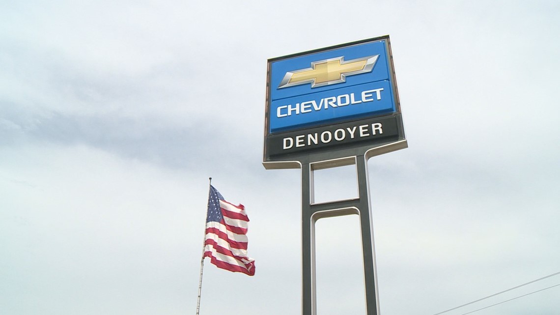 New American flag flies at Deenoyer Chevrolet after last stolen